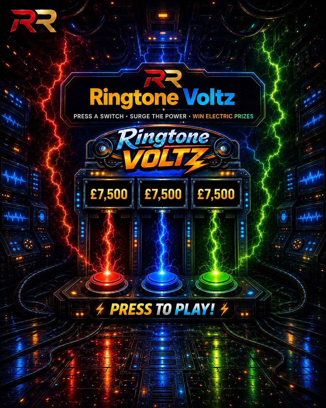 ⚡🔋 RINGTONE VOLTZ🔋⚡️ WIN UP TO £7,500 CASH INSTANTLY + RINGTONE POINTS 💷 🔥