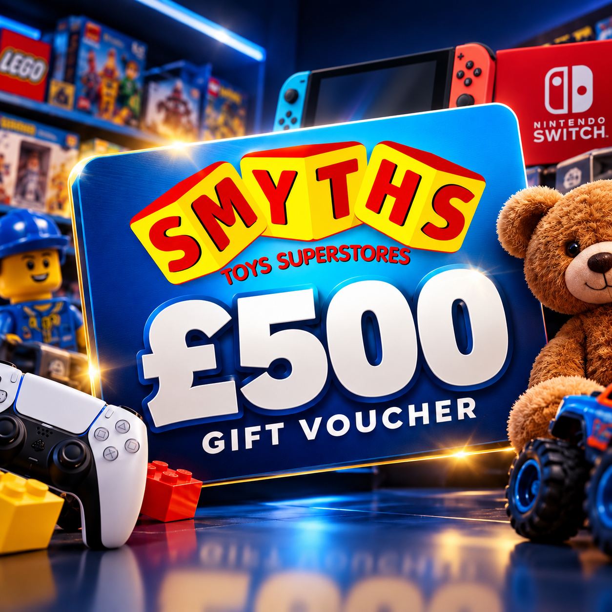 🧸🎁 £500 Smyths Toys Superstores Voucher 🎁🧸