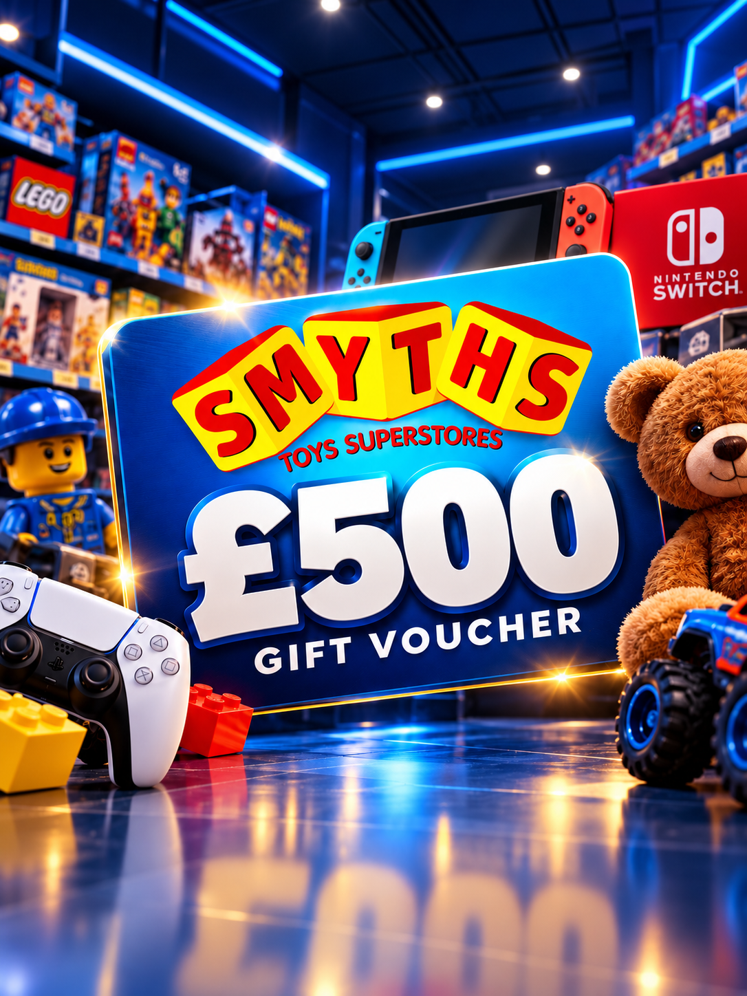 🧸🎁 £500 Smyths Toys Superstores Voucher 🎁🧸